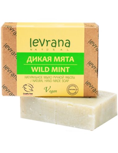 Levrana Natural Handmade Soap Wild Mint 100g