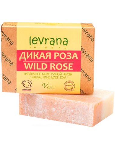 Levrana Natural Handmade Soap Wild Rose 100g