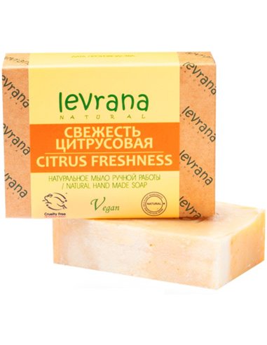 Levrana Natural Handmade Soap Citrus Freshness 100g