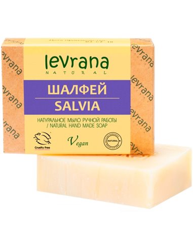 Levrana Natural Handmade Soap Sage 100g