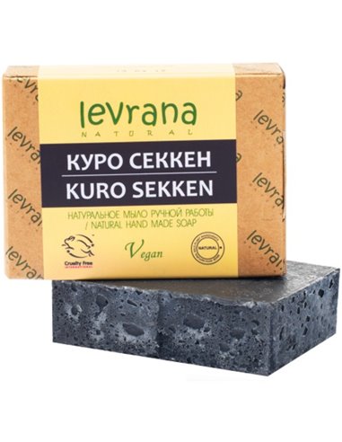 Levrana Natural Handmade Soap Kuro Sekken 100g