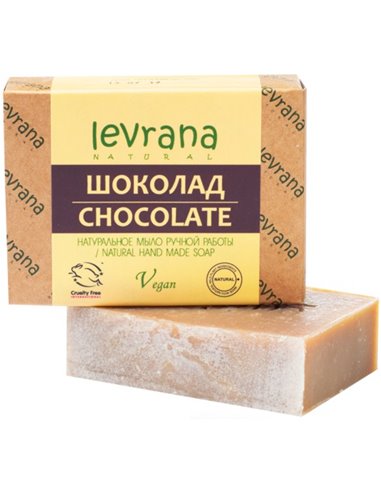 Levrana Натуральное мыло ручной работы Шоколад 100г