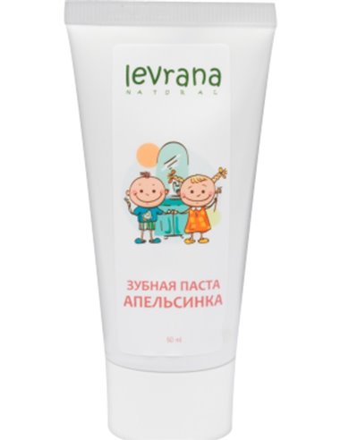 Levrana Toothpaste Children's Orange with sweet orange flavor 50ml
