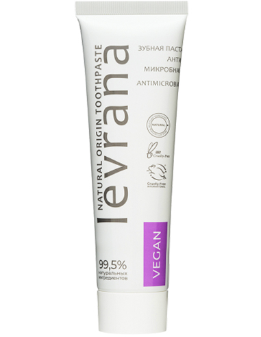 Levrana Toothpaste Antimicrobial with lavender and magnolia 75ml