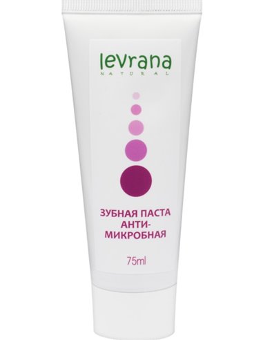 Levrana Toothpaste Antimicrobial with lavender and magnolia 75ml