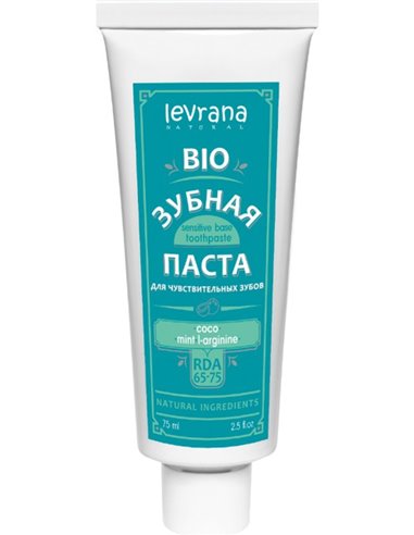 Levrana Coco & mint & l-arginine toothpaste 75ml