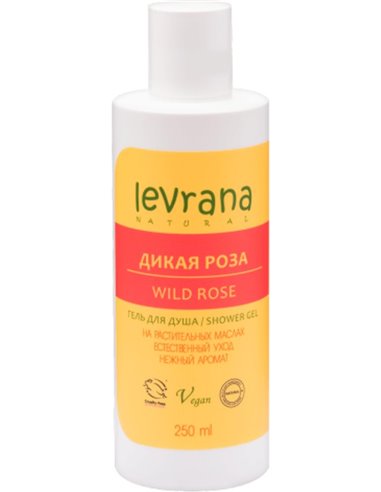 Levrana Shower Gel Wild Rose 250ml
