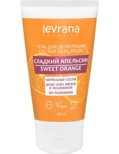 Levrana Depilatory Gel Hydrophilic Sweet Orange 150ml