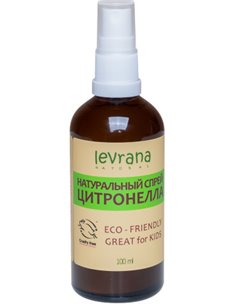 Levrana Спрей-защита от комаров, клещей и других насекомых Цитронелла 100мл