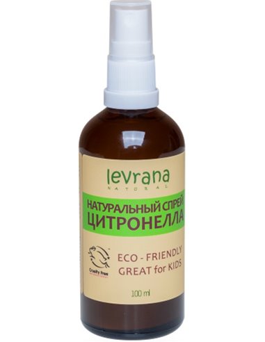 Levrana Spray-protection against mosquitoes, ticks and other insects Citronella 100ml