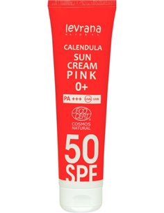 Levrana Крем для лица и тела Солнцезащитный Календула SPF50 PINK 0+ 100мл