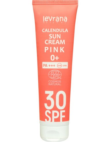 Levrana Face and body Cream Sun protection Calendula SPF30 PINK 0+ 100ml