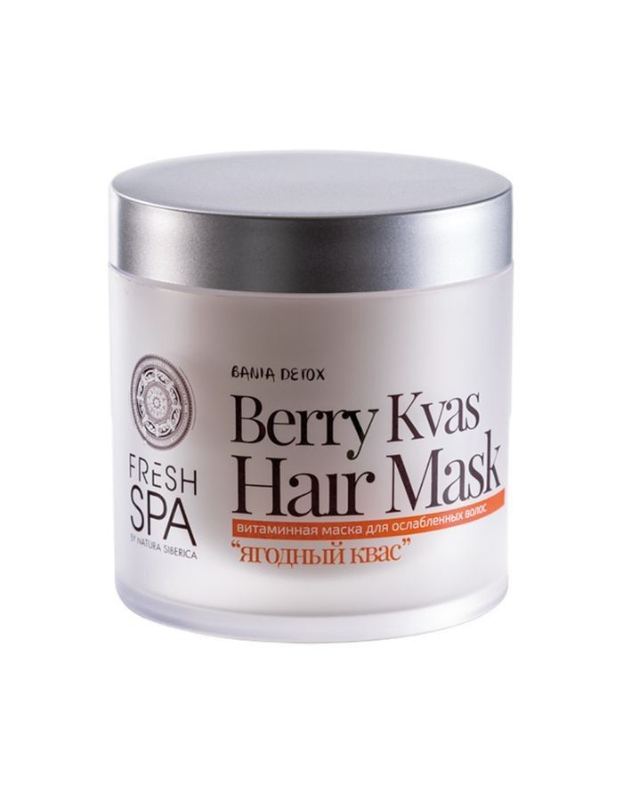 Natura Siberica Fresh Spa Bania Detox Berry Kvas Hair Mask 400ml