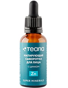 Teana Сыворотка для лица Zn Матирующая сыворотка для лица с цинком 30мл