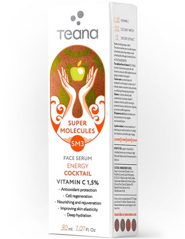 Teana Face serum SM3 Energy cocktail Vitamin C 1.5% 30ml