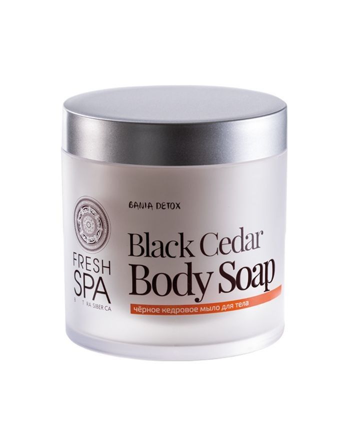Natura Siberica Fresh Spa Bania Detox Black Cedar Body Soap 400ml