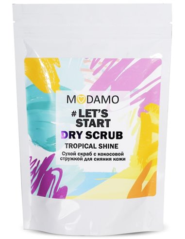 Let's Start Dry body scrub with coconut flakes and oils 150g