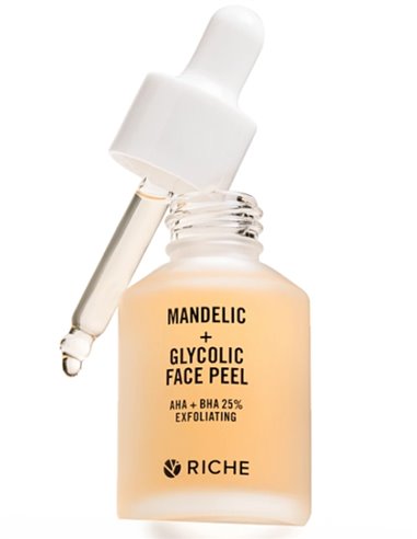 RICHE Mandelic + Glycolic Face Peel AHA+BHA 25% 25ml