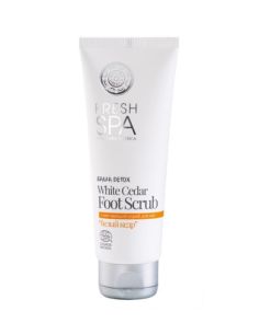 Natura Siberica Fresh Spa Bania Detox Смягчающий скраб для ног Белый кедр 75мл