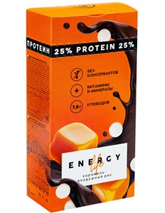 NL Energy Life Bar Caramel and Puffed Rice 3x50g