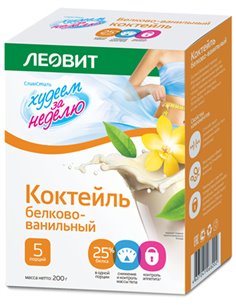 Леовит Коктейль белково-ванильный 40г x 5шт