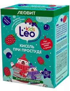 Леовит Leo kids Кисель при простуде для детей 12г x 5шт