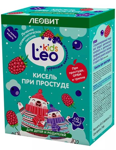 Leovit Leo kids Kissel for colds 12g x 5pcs