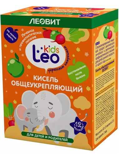 Leovit Leo kids Kissel fortifying 12g x 5pcs