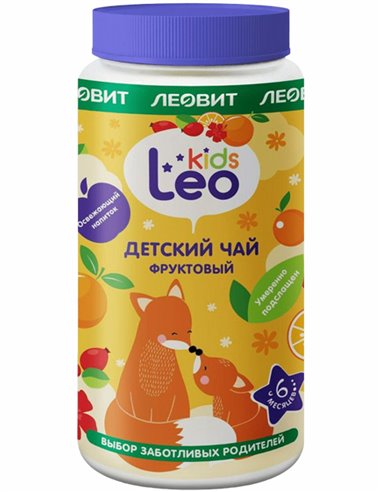 Leovit Leo kids Instant Fruit granulated Tea 6+ months 200g