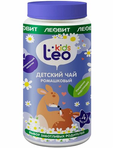 Leovit Leo kids Instant Chamomile granulated Tea 4+ months 200g