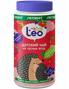 Леовит Leo kids Чай из лесных ягод гранулированный быстрорастворимый с 6 месяцев 200г