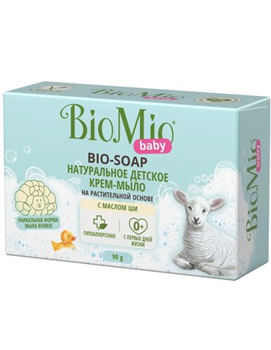 BioMio Baby BIO-SOAP Натуральное детское крем-мыло с маслом ши 90г