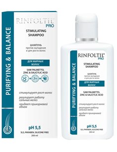 Rinfoltil PRO Sulfate-free shampoo for oily hair against hair loss and for hair growth 200ml