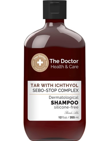 The Doctor Health&Care Шампунь Против перхоти  Tar with Ichthyol + Sebo-Stop complex 946мл