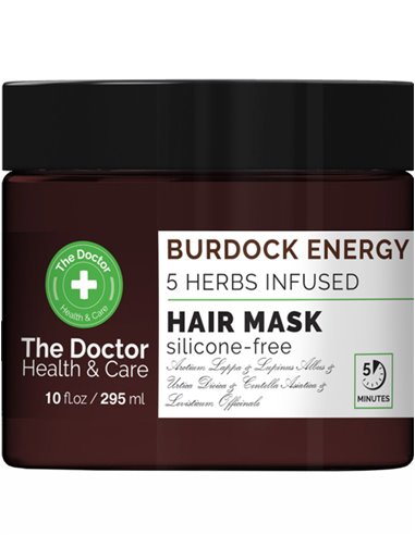 The Doctor Health&Care Маска для волос Репейная сила на основе 5 трав Burdock Energy