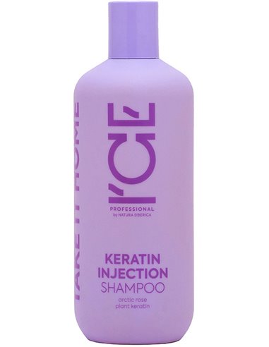 Natura Siberica ICE Take It Home Кератиновый шампунь для повреждённых волос Keratin Injection Shampoo 400мл