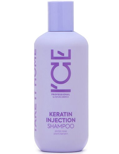Natura Siberica ICE Take It Home Кератиновый шампунь для повреждённых волос Keratin Injection Shampoo 250мл