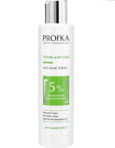 PROFKA Expert Cosmetology ANTI-ACNE Toner with prebiotics and bioflavonoids 200ml