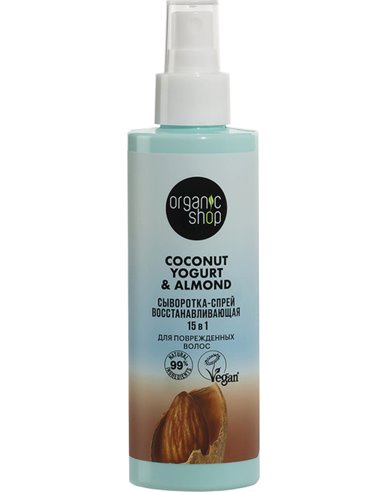 Organic shop Coconut yogurt & Almond Serum-Spray 15in1 200ml