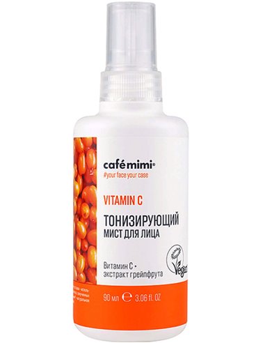cafe mimi Vitamin C Toning Facial Mist 90ml / 3.06 fl.oz
