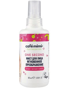 café mimi ONE SECOND Мист для лица Мгновенное преображение 90мл