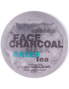 café mimi Face Mask Bamboo Charcoal and Green Tea 10ml