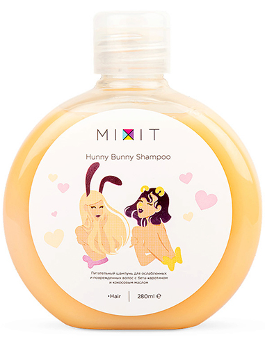 MIXIT Питательный шампунь для ослабленных волос 280мл
