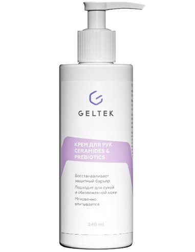 Geltek Hand Cream Ceramides&Prebiotics 240ml