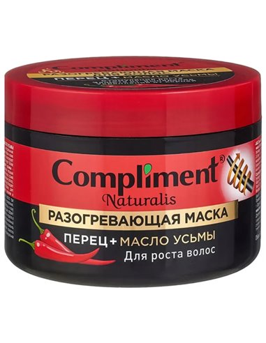 Compliment Naturalis Маска для волос Перец и масло усьмы 500мл