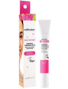 café mimi ONE SECOND Growth Stimulating Serum for Thickness and Volume of Eyebrows and Eyelashes 15ml / 0.51 fl.oz