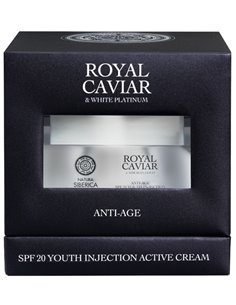 Natura Siberica ROYAL CAVIAR Anti-age SPF20 Youth Injection Active Cream 50ml