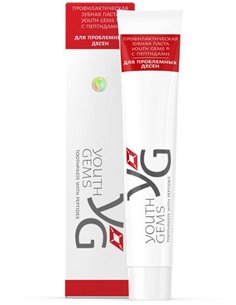 Peptides Зубная паста с пептидами YOUTH GEMS для проблемных десен 95г