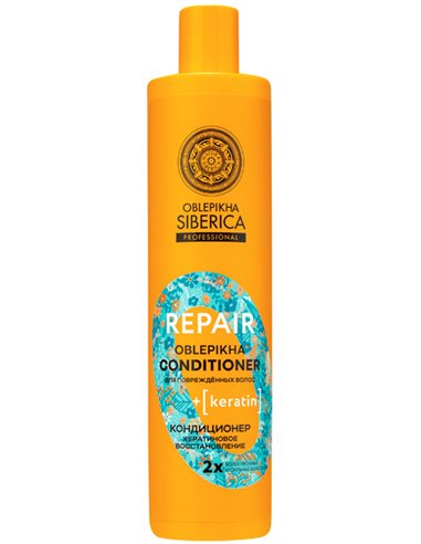 Natura Siberica Oblepikha Professional Conditioner for damaged hair Keratin repair