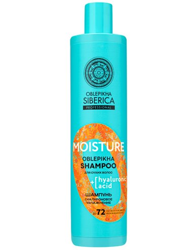 Natura Siberica Oblepikha Professional Shampoo for dry hair Hyaluronic moisturizing